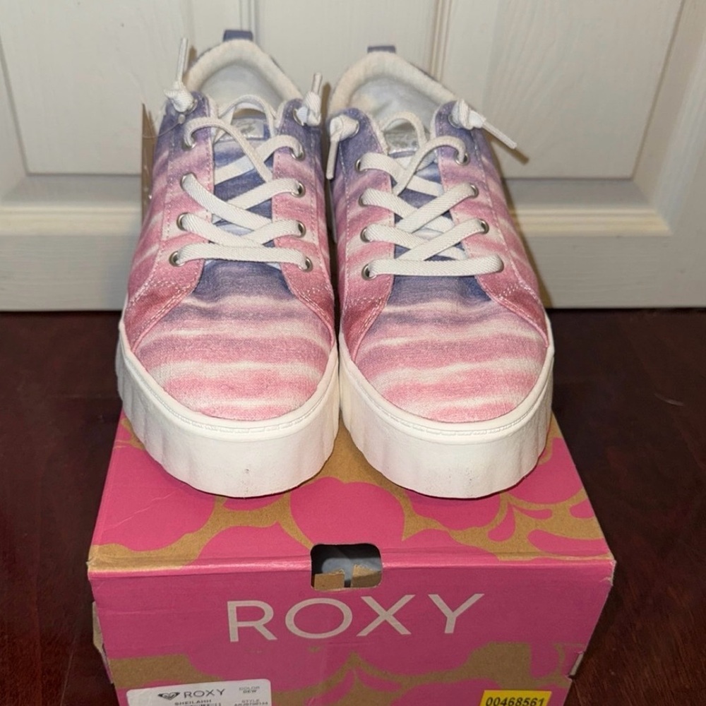 NWT ROXY Sheilahh 2.0 Women's Dew Platform Sneakers, Size 8.5